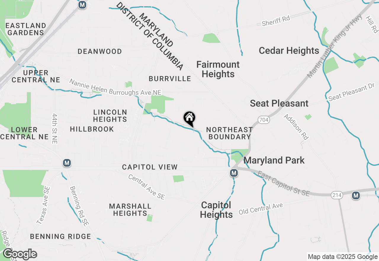 Map of 5626 Clay Place Ne, Washington, DC 20019