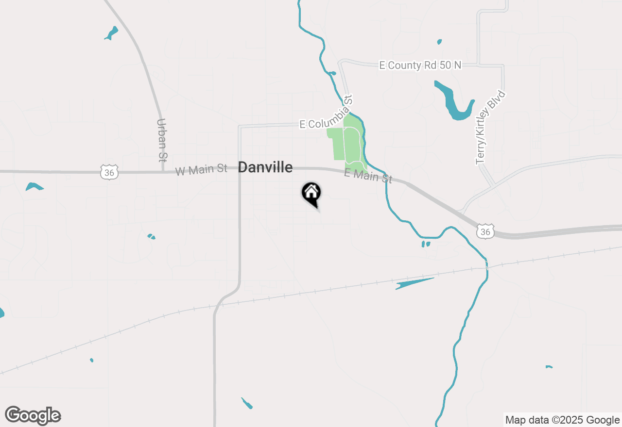 Map of 315 Mulberry Street, Danville, IN 46122