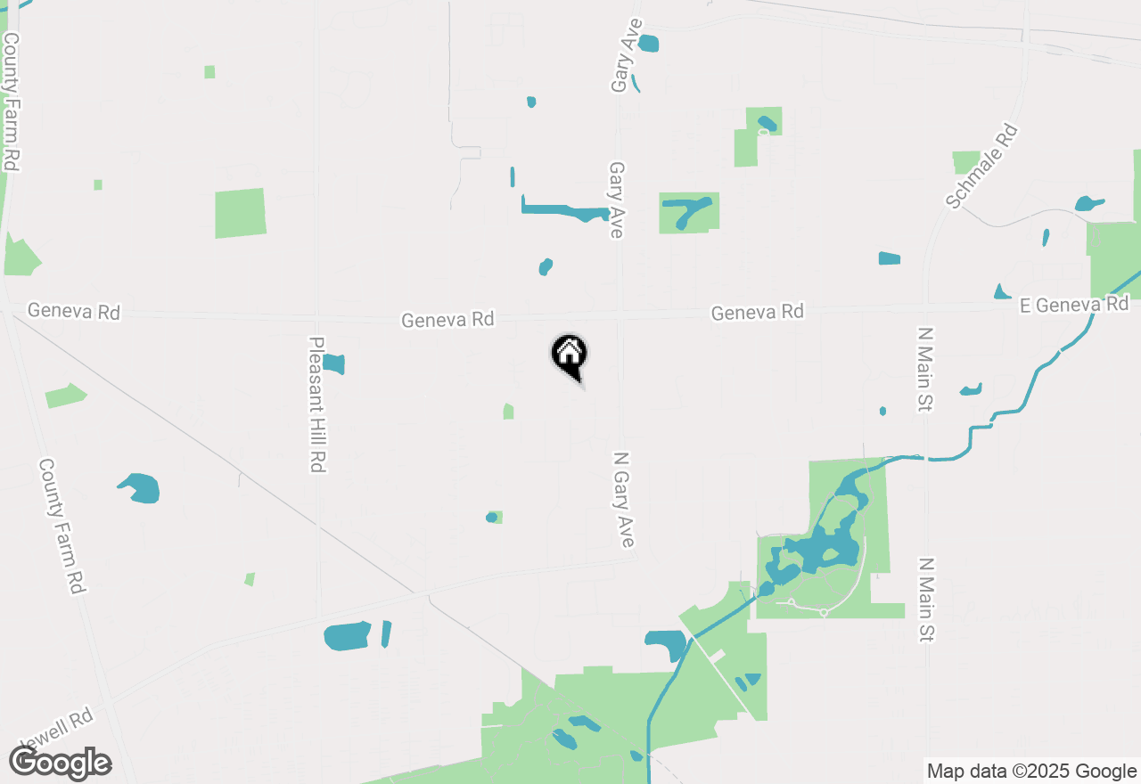 Map of 0N649 Knollwood Drive, Wheaton, IL 60187