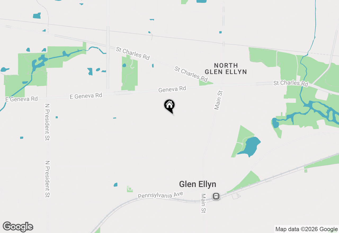 Map of 731 Western Avenue, Glen Ellyn, IL 60137