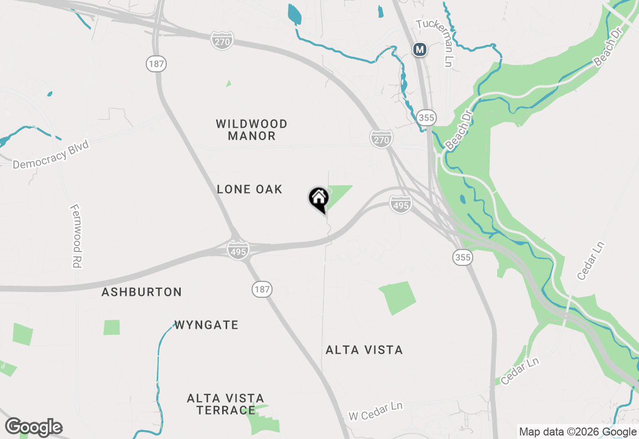 Map of 9901 Edward Avenue, Bethesda, MD 20814