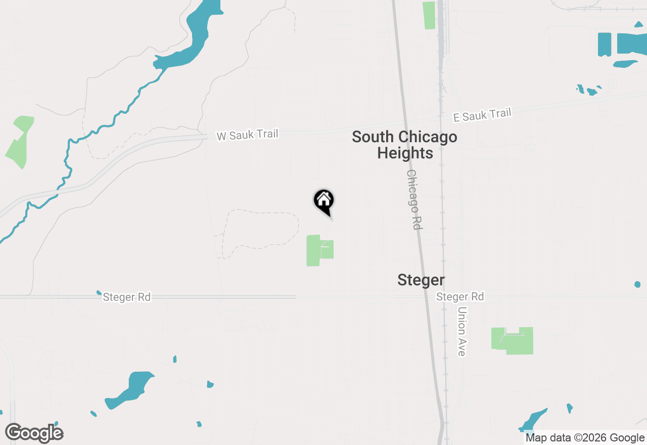 Map of 3117 Carpenter Street, Steger, IL 60475
