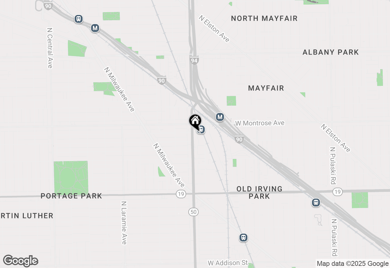 Map of 4325 N Cicero Avenue #2S, Chicago, IL 60641