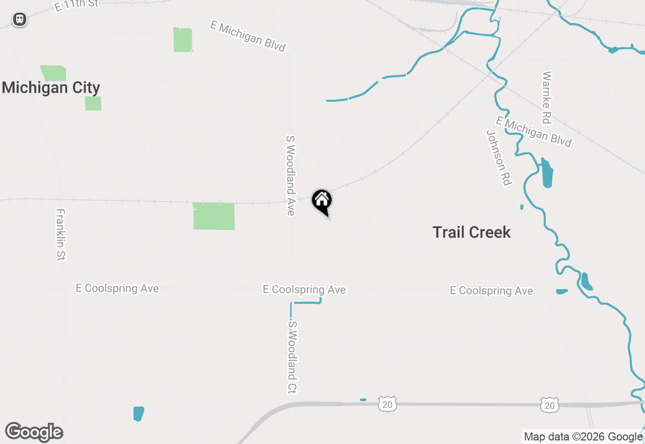 Map of 162 Indian Ridge Drive, Michigan City, IN 46360