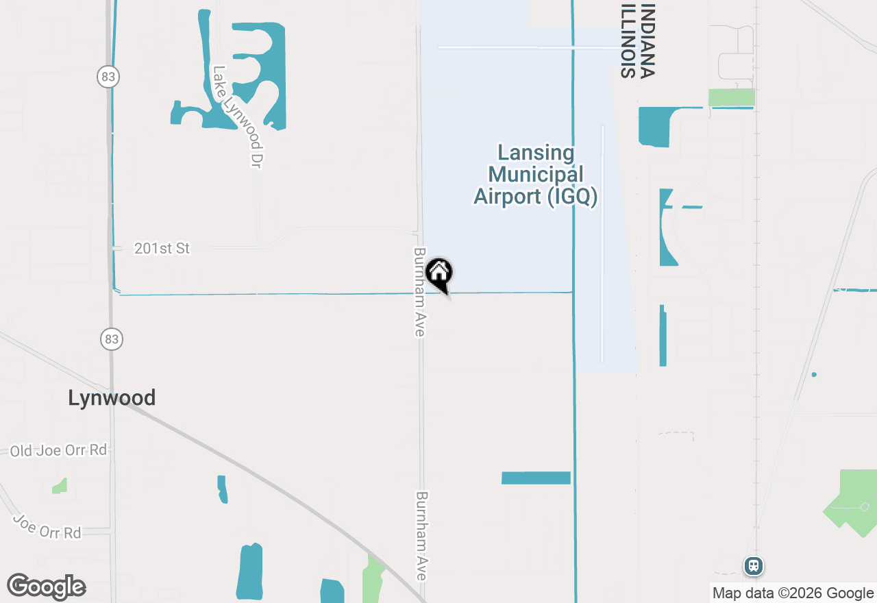Map of 3243 202nd Street, Lynwood, IL 60411