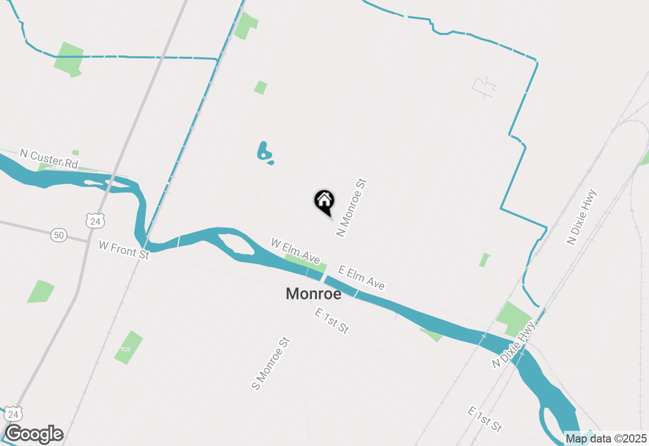 Map of 109 W Vine, Monroe, MI 48162