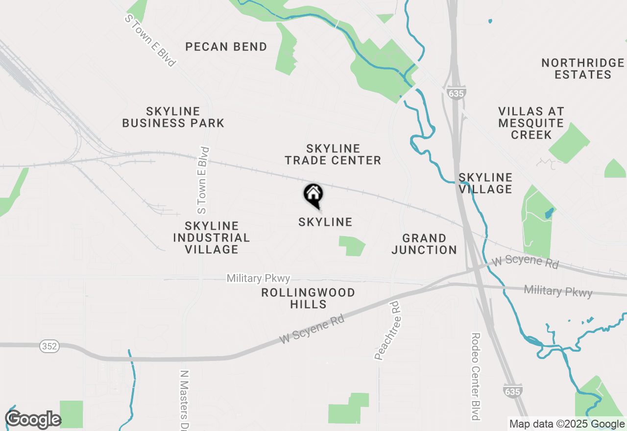 Map of 500 Sesame Drive, Mesquite, TX 75149