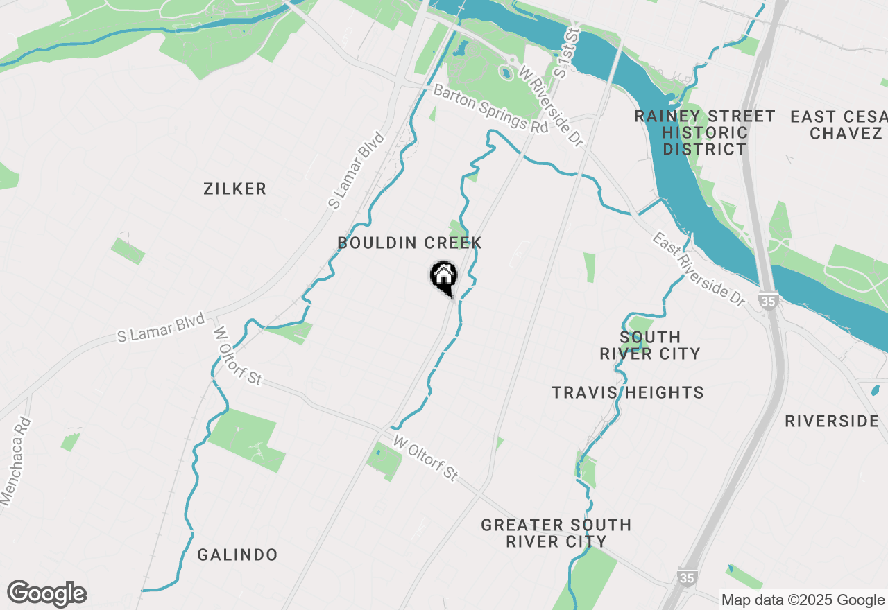 Map of 1600 S 1st St #402, Austin, TX 78704