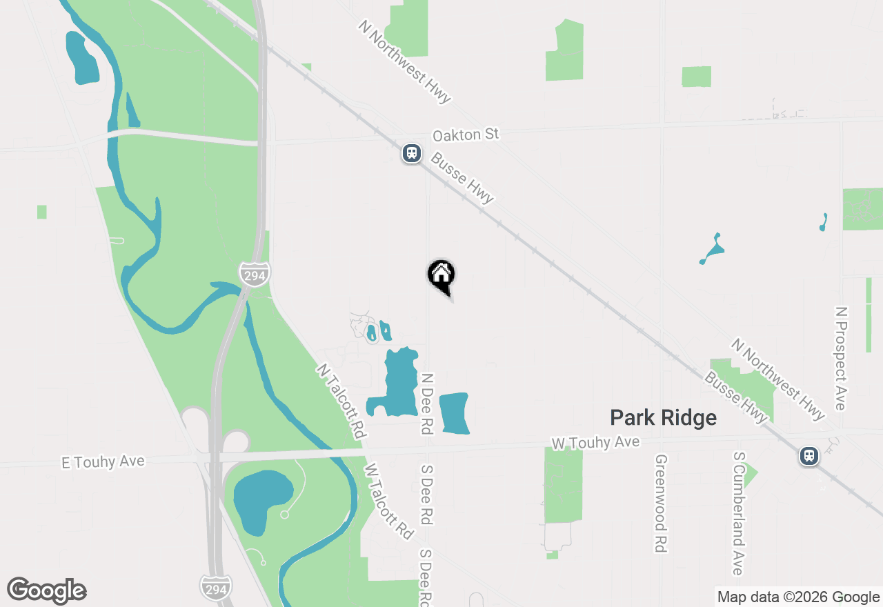 Map of 532 N Redfield Court, Park Ridge, IL 60068