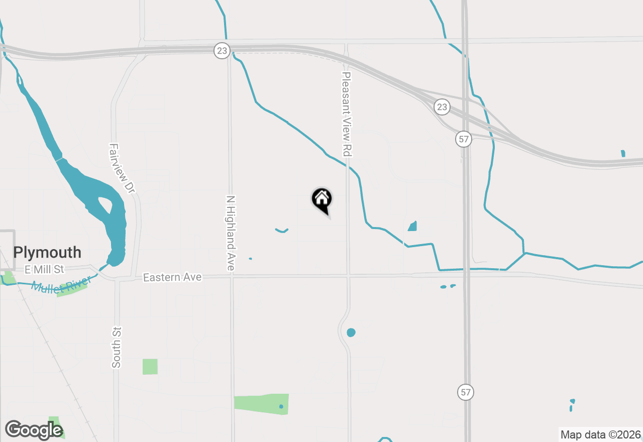 Map of 2306 Poch Ave, Plymouth, WI 53073