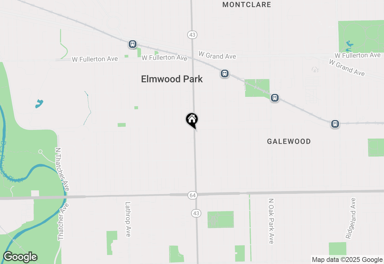 Map of 1930 N Harlem Avenue #402, Elmwood Park, IL 60707