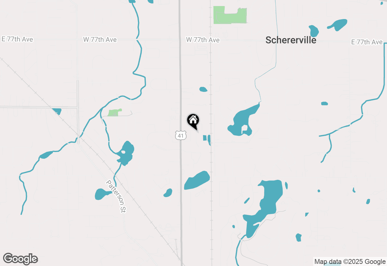 Map of 8234 Meadow Lane, St. John, IN 46373