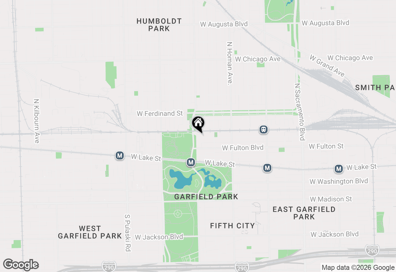 Map of 339 N Central Park Avenue, Chicago, IL 60624