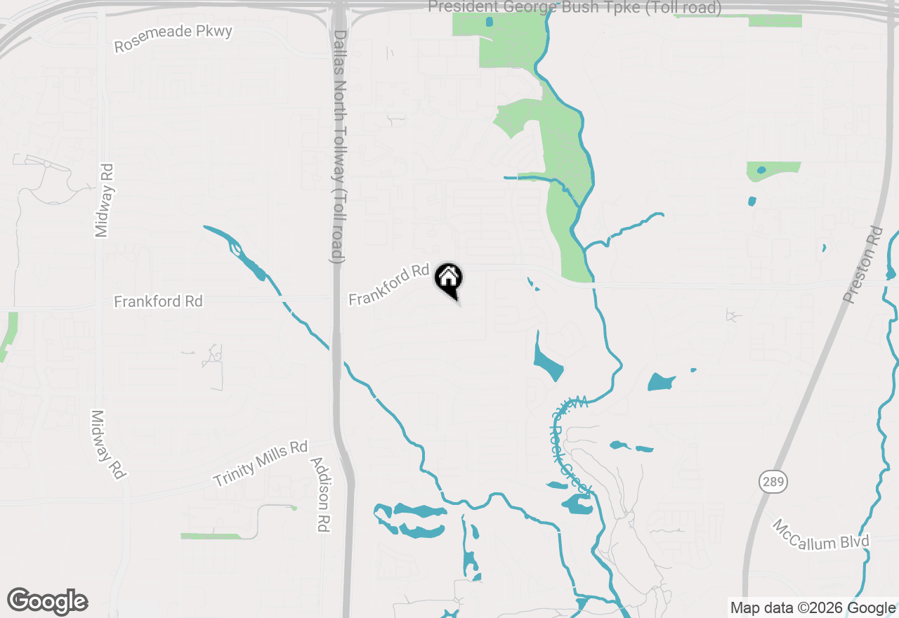 Map of 4935 Cape Coral Drive, Dallas, TX 75287