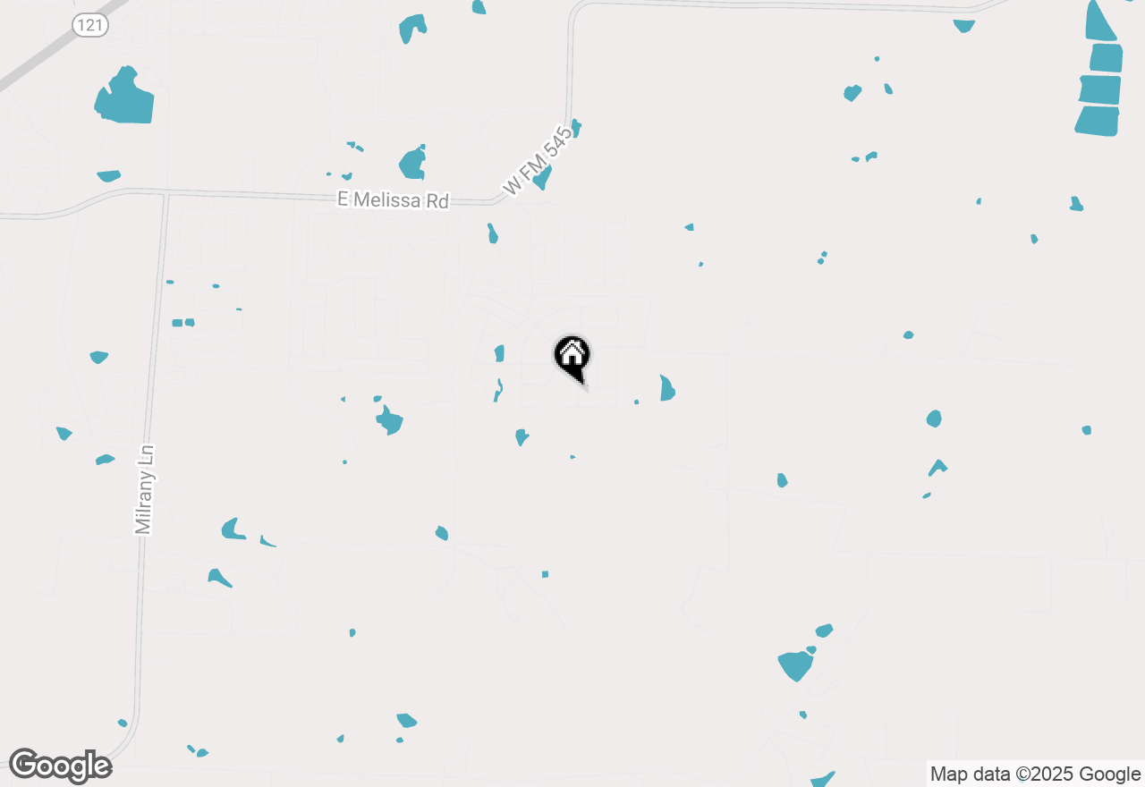 Map of 2011 Meadow Park Drive, Melissa, TX 75454