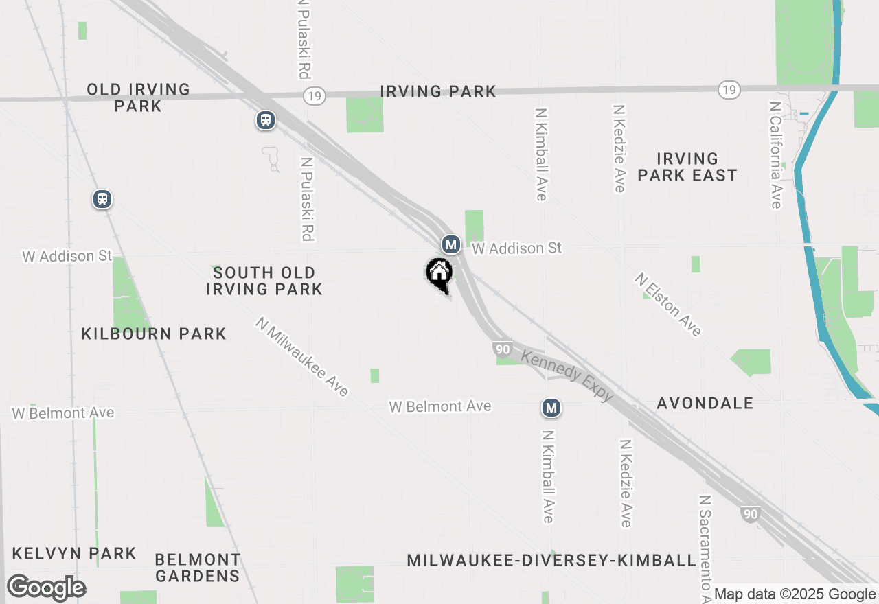 Map of 3645 W Cornelia Avenue #A, Chicago, IL 60618
