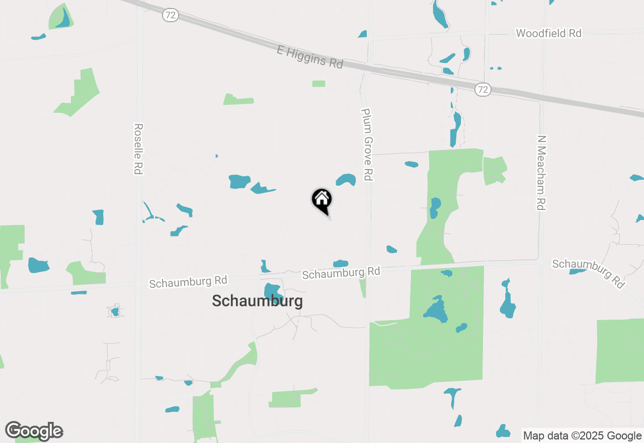 Map of 601 Hanover Court #Z2, Schaumburg, IL 60194
