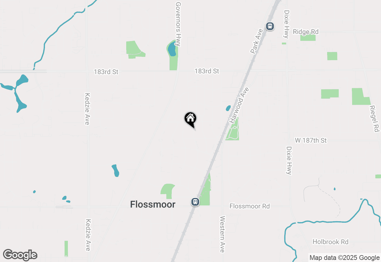 Map of 630 Argyle Avenue, Flossmoor, IL 60422