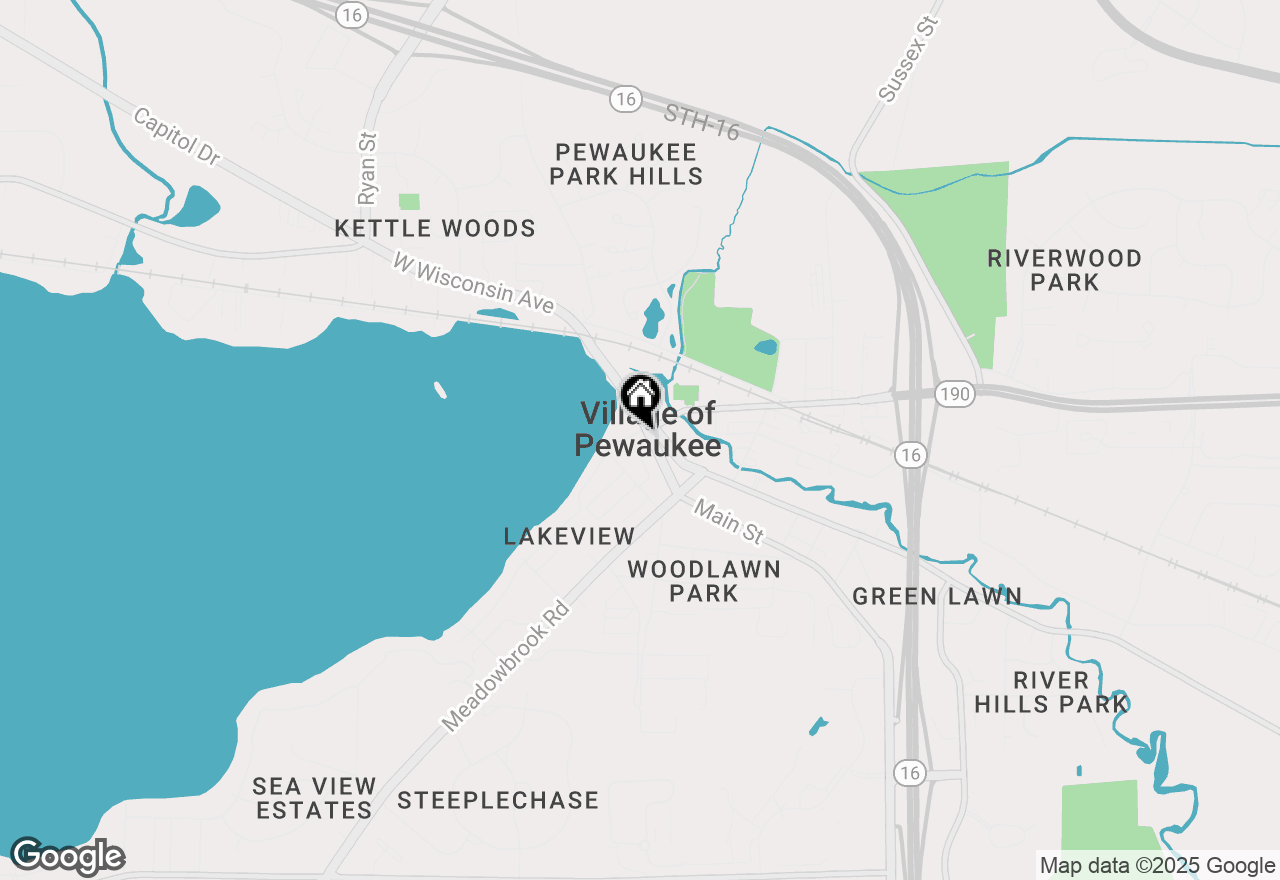 Map of 100 Main St #205, Pewaukee, WI 53072