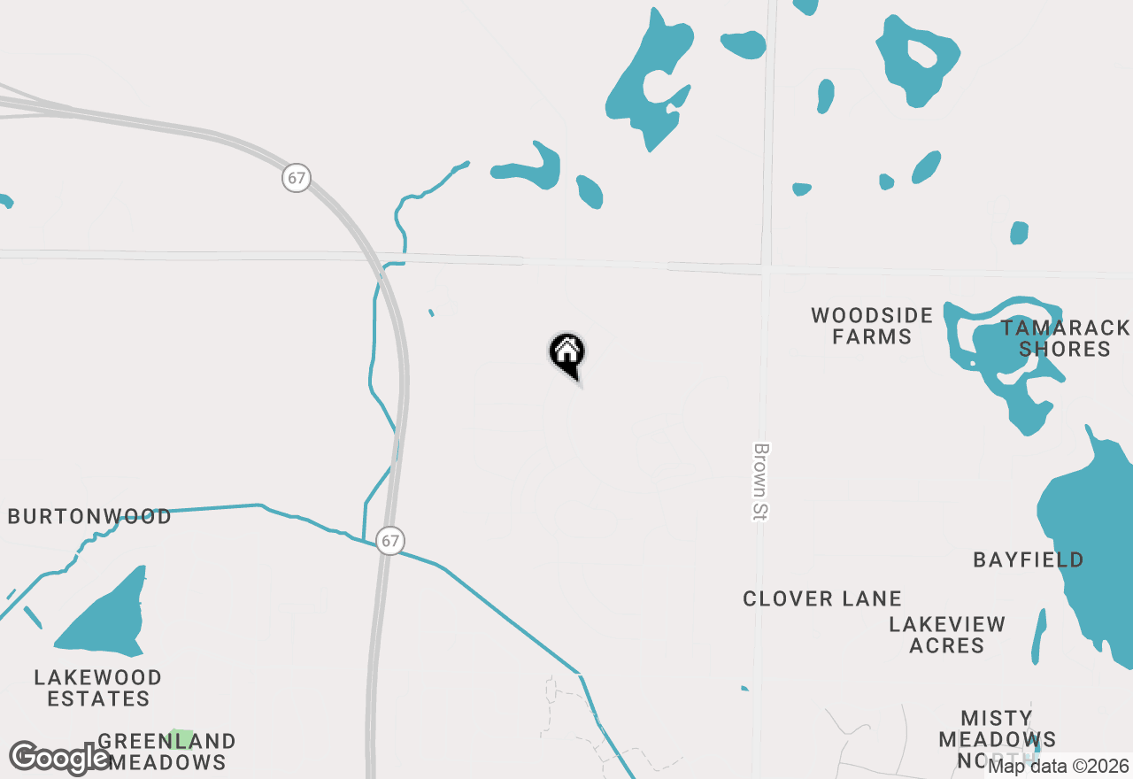 Map of 1718 Whalen Dr, Oconomowoc, WI 53066