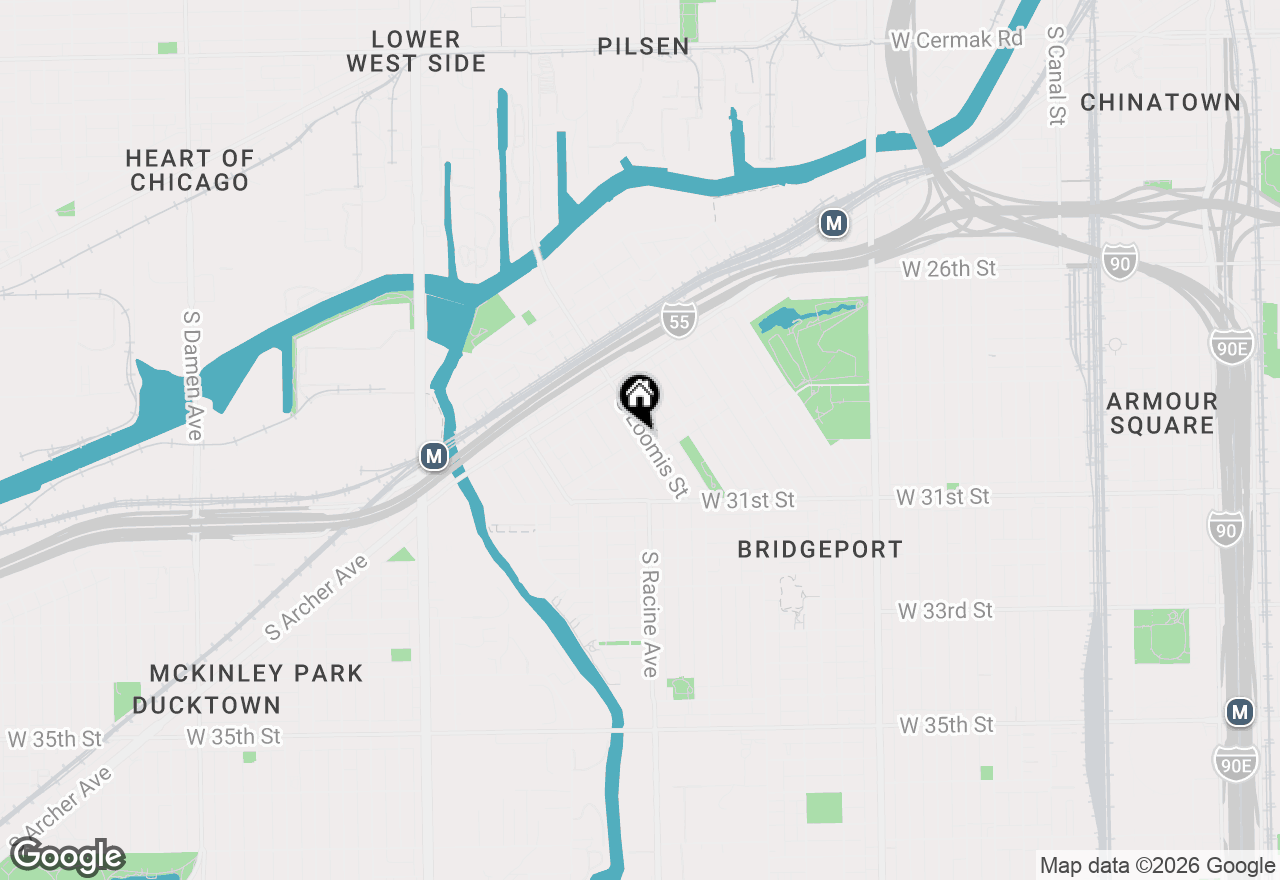 Map of 2972 S Loomis Street, Chicago, IL 60608