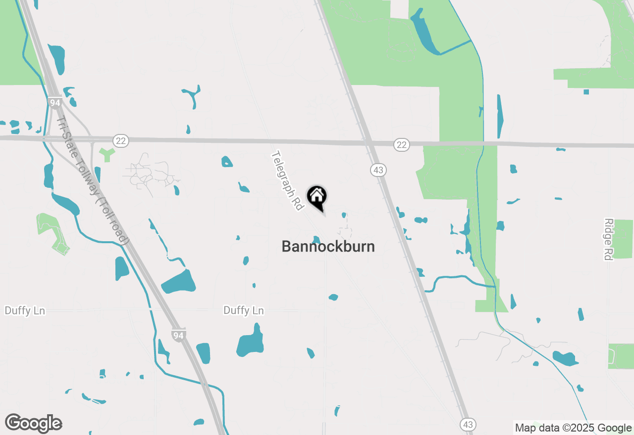 Map of 30 Aberdeen Court, Bannockburn, IL 60015