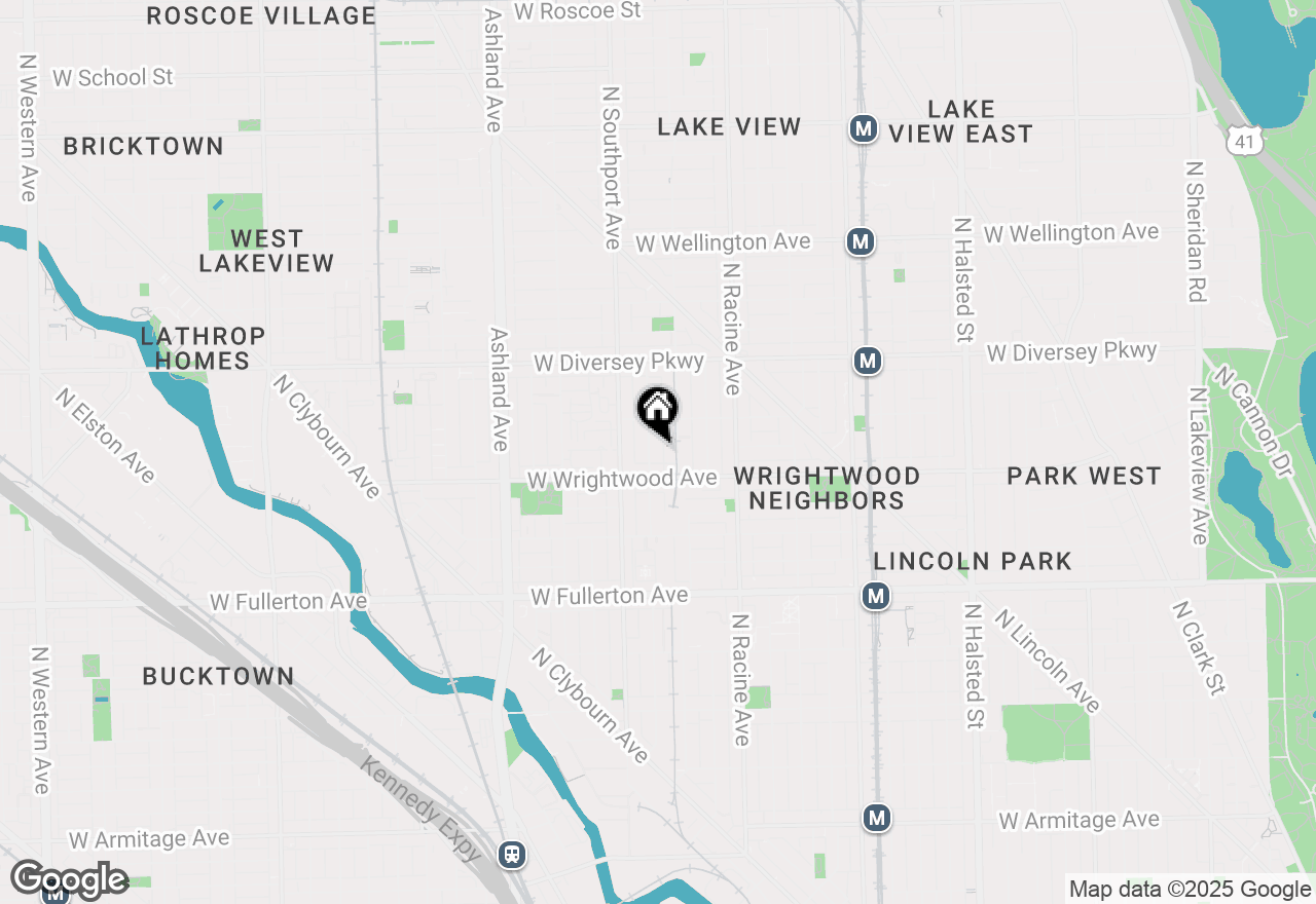 Map of 2625 N Wayne Avenue, Chicago, IL 60614