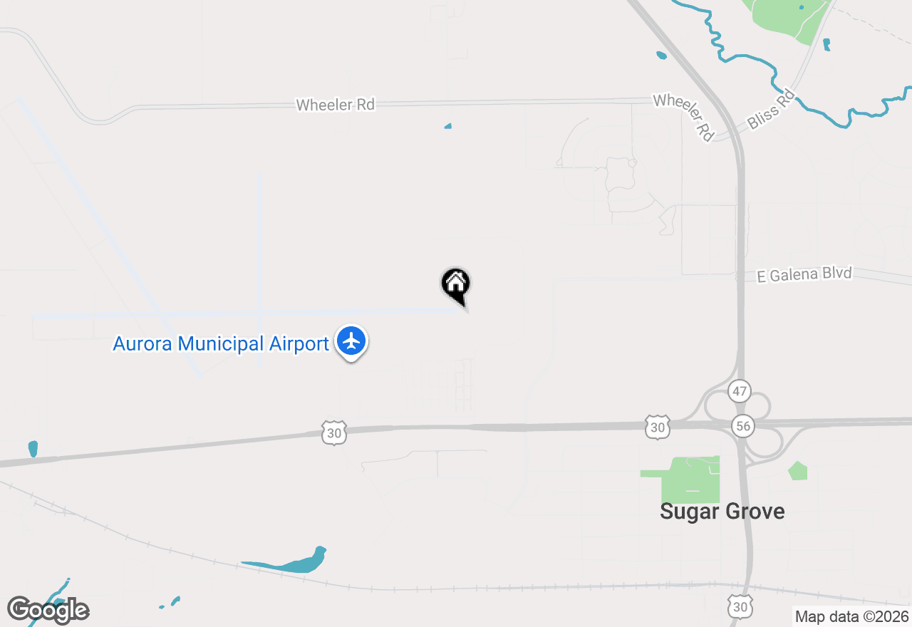 Map of 425 Beech Lane, Sugar Grove, IL 60554