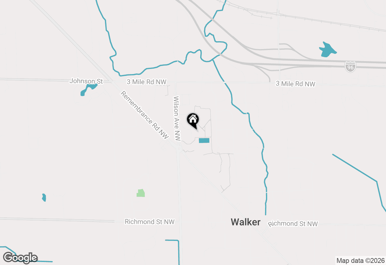 Map of 2502 Falcon Pointe Drive Nw, Grand Rapids, MI 49534