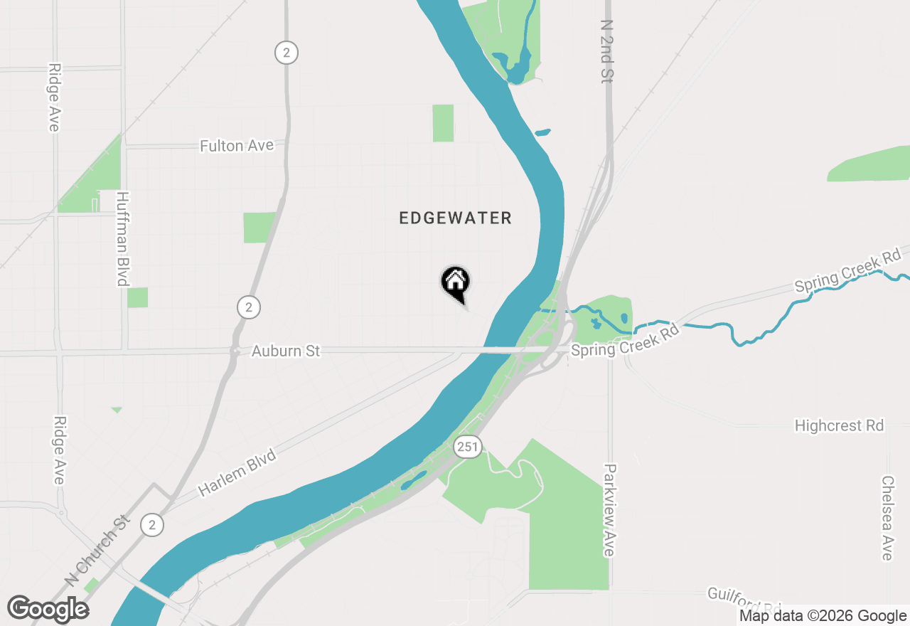 Map of 1810 Oxford Street, Rockford, IL 61103