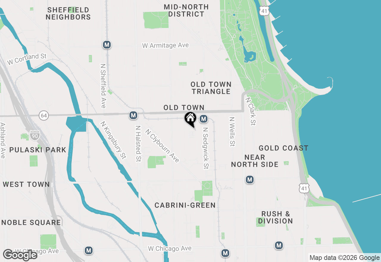 Map of 453 W Blackhawk Street, Chicago, IL 60610