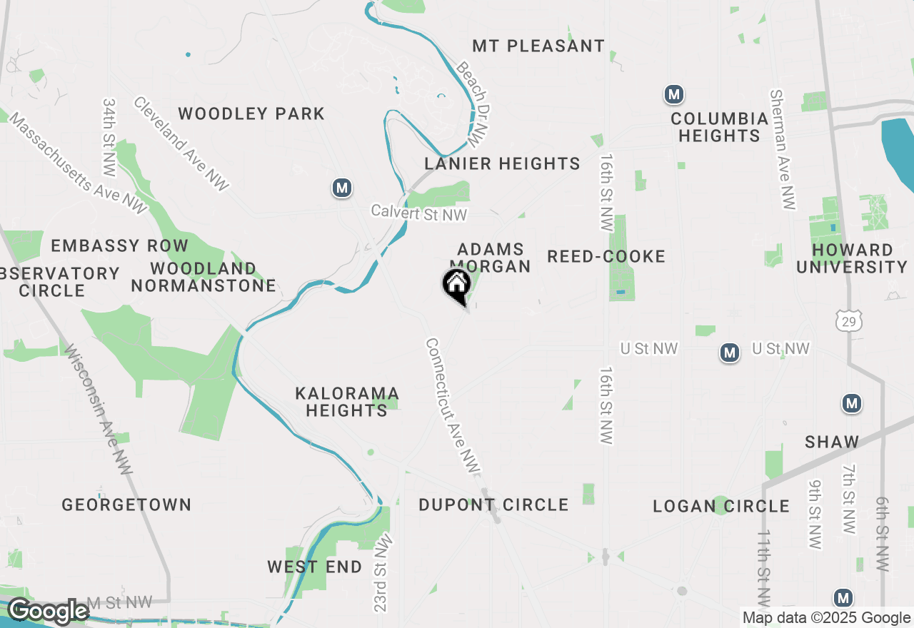 Map of 1901 Wyoming Avenue Nw #40, Washington, DC 20009