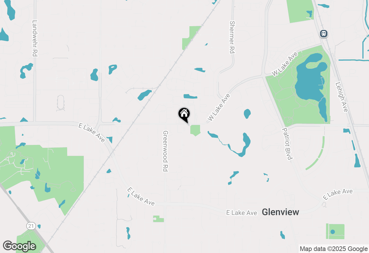 Map of 1743 Pickwick Lane, Glenview, IL 60026