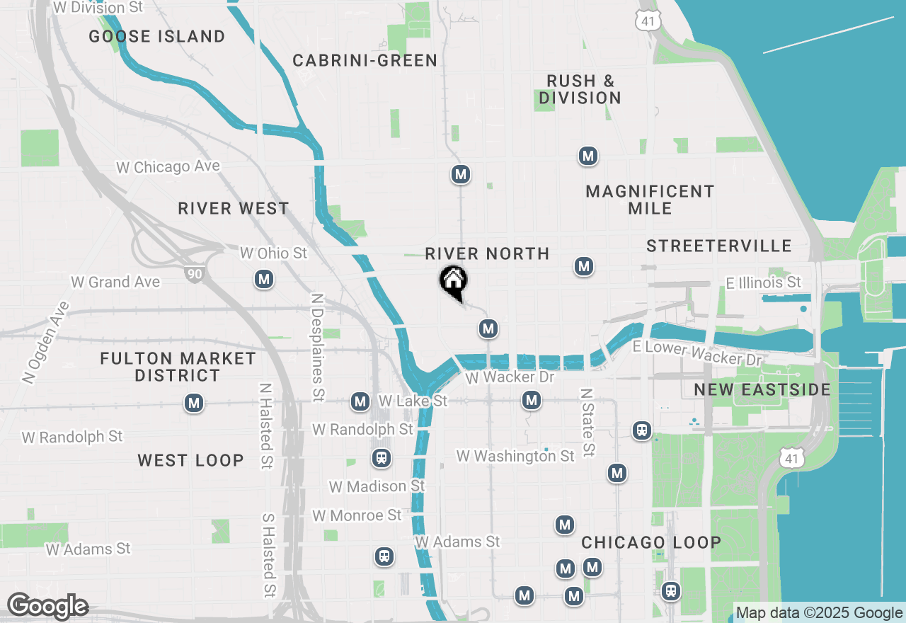 Map of 333 W Hubbard Street #3L, Chicago, IL 60610