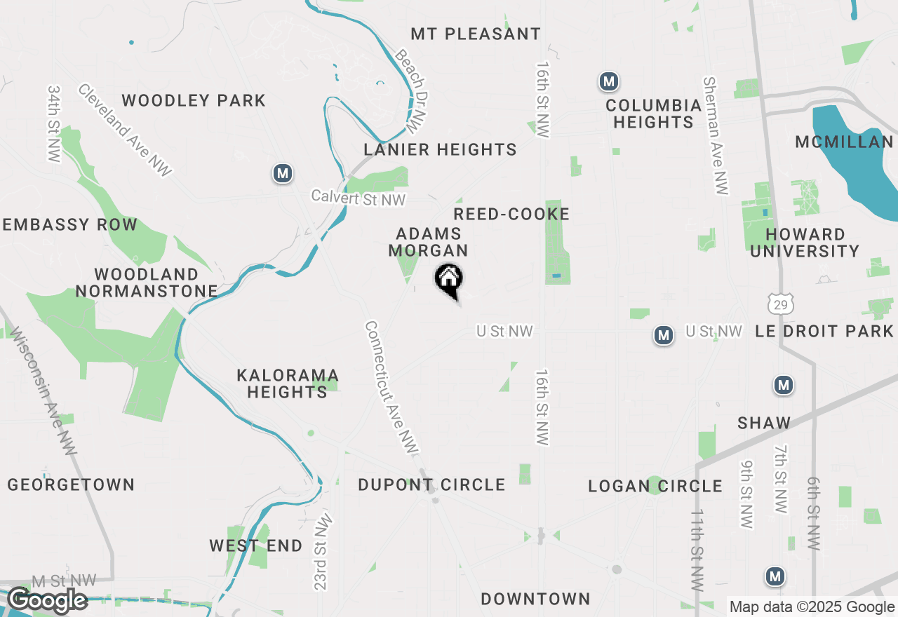 Map of 1807 California Street Nw #204, Washington, DC 20009