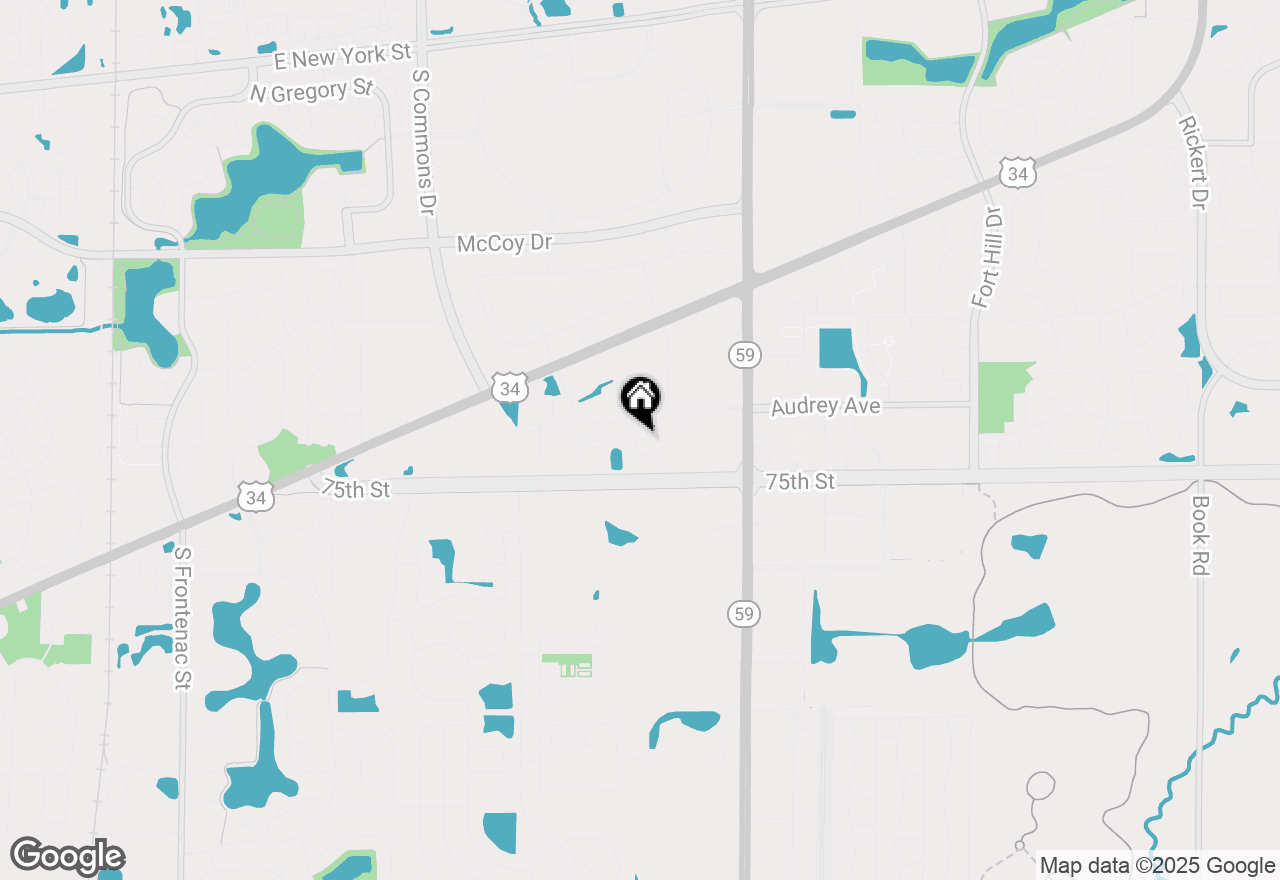 Map of 4319 Chesapeake Drive #3C, Aurora, IL 60504
