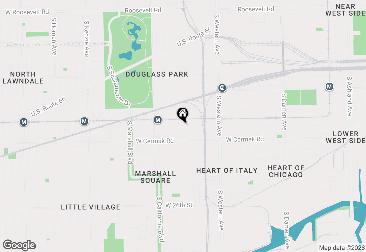 Map of 2611 W 21 Street, Chicago, IL 60608