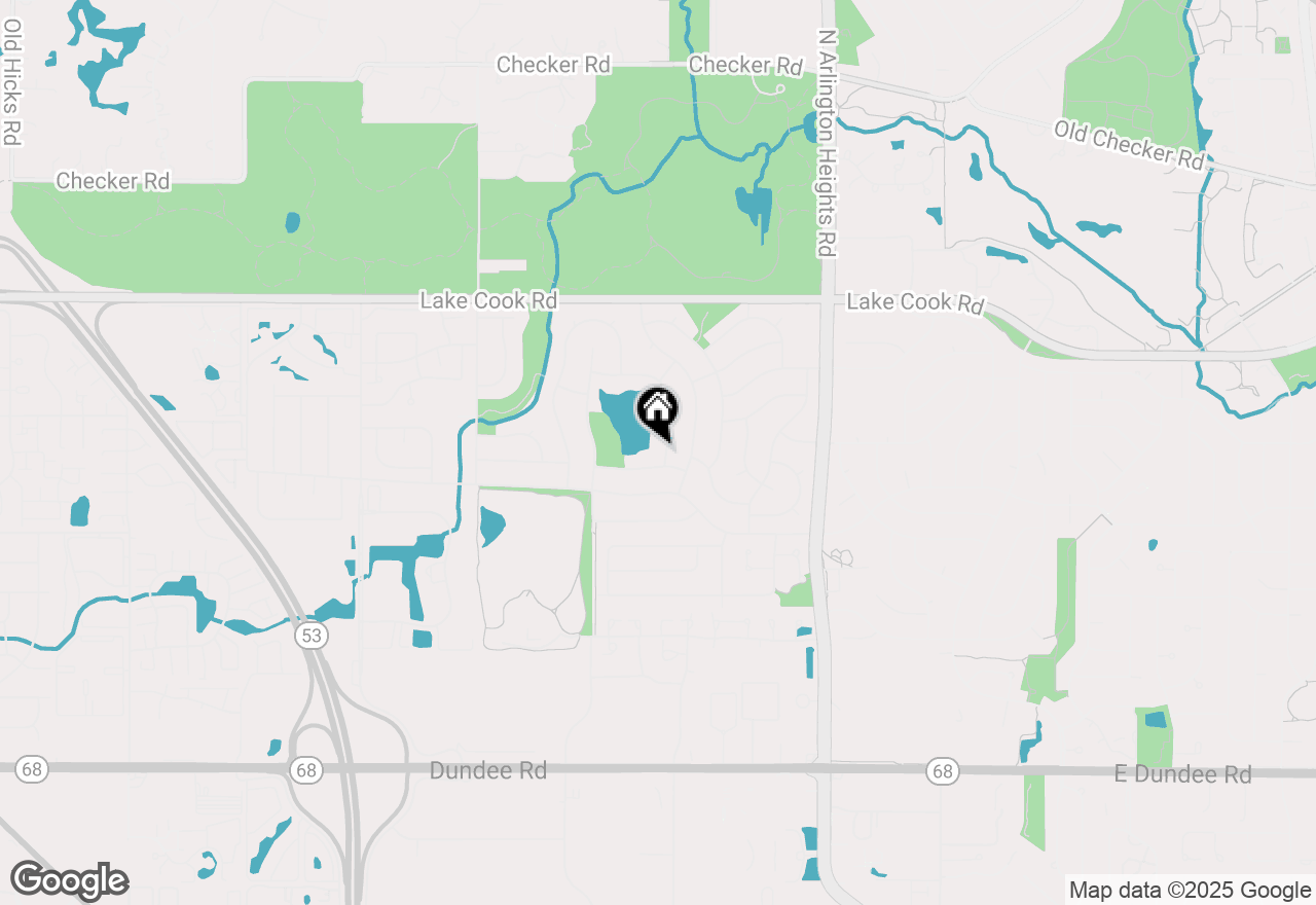 Map of 4016 N Terramere Avenue, Arlington Heights, IL 60004