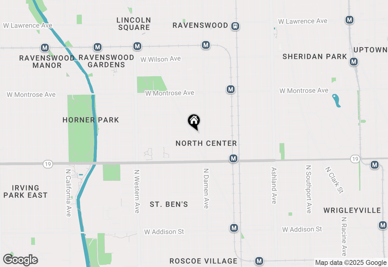 Map of 2038 W Warner Avenue #103, Chicago, IL 60618