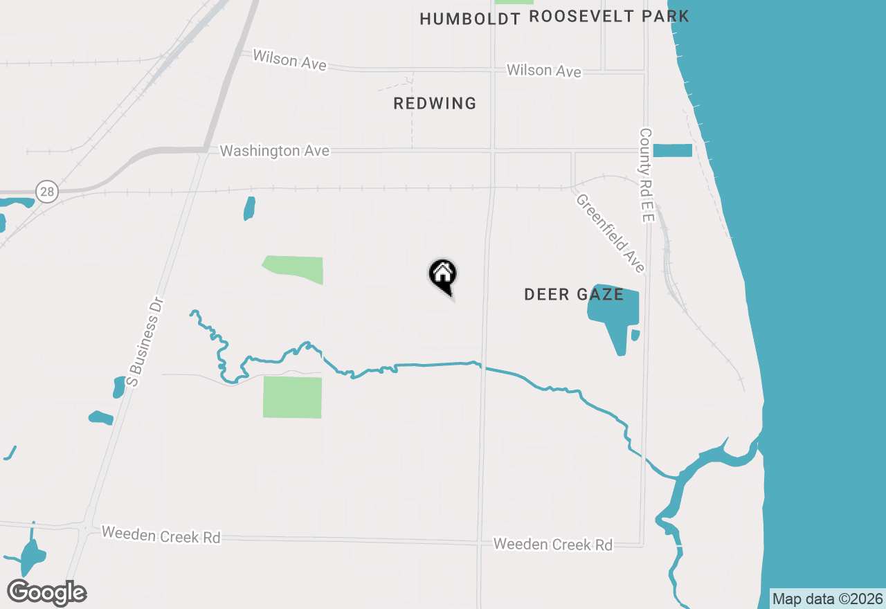 Map of 1306 Castle Ave, Sheboygan, WI 53081