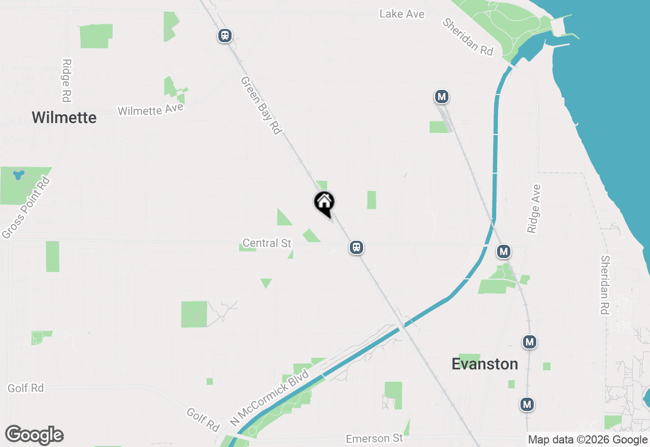 Map of 2639 Prairie Avenue, Evanston, IL 60201
