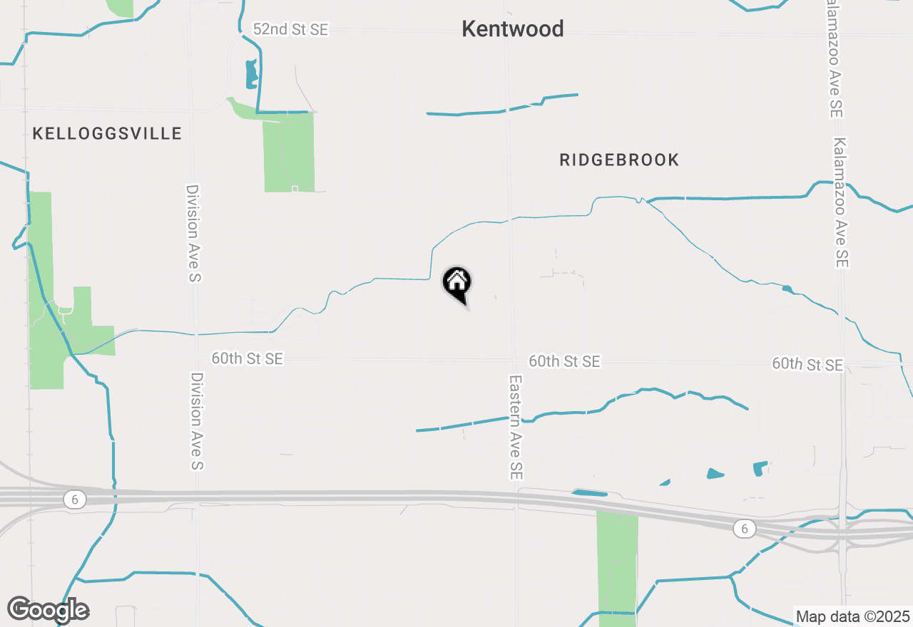 Map of 5909 Leisure South Drive Se, Kentwood, MI 49548