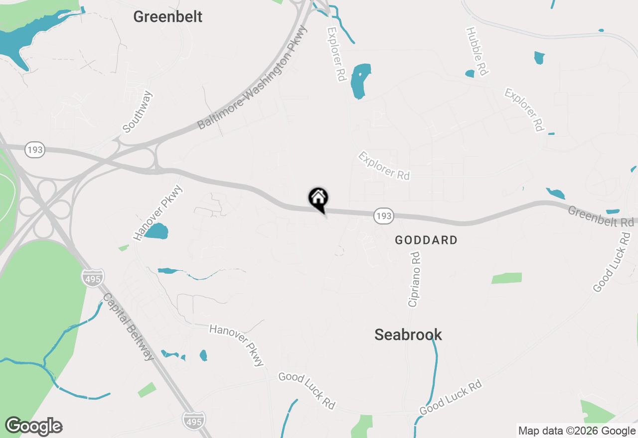 Map of 8264 Canning Terrace, Greenbelt, MD 20770