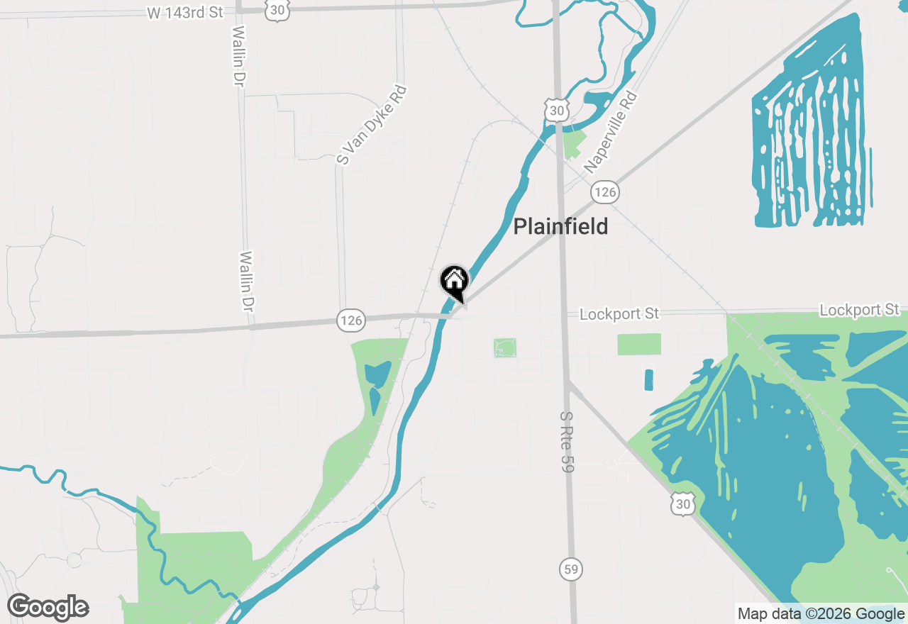 Map of 23625 W Main Street, Plainfield, IL 60544