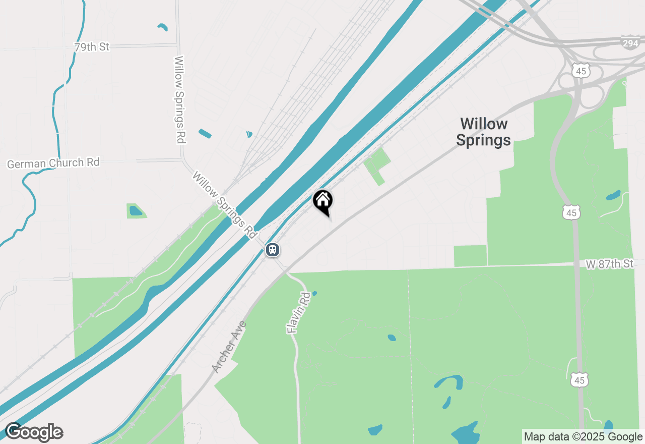 Map of 161 Patrick Avenue, Willow Springs, IL 60480