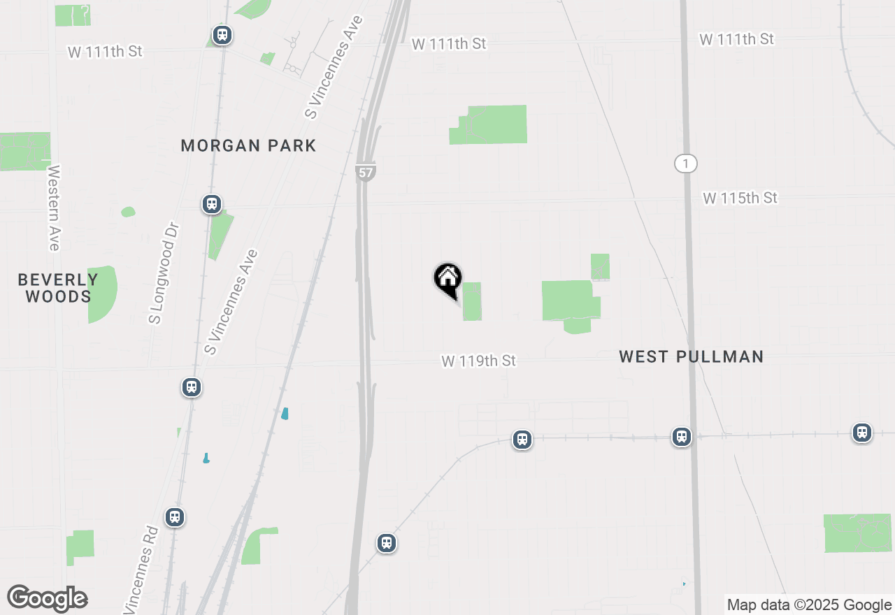 Map of 11740 S Loomis Street, Chicago, IL 60643