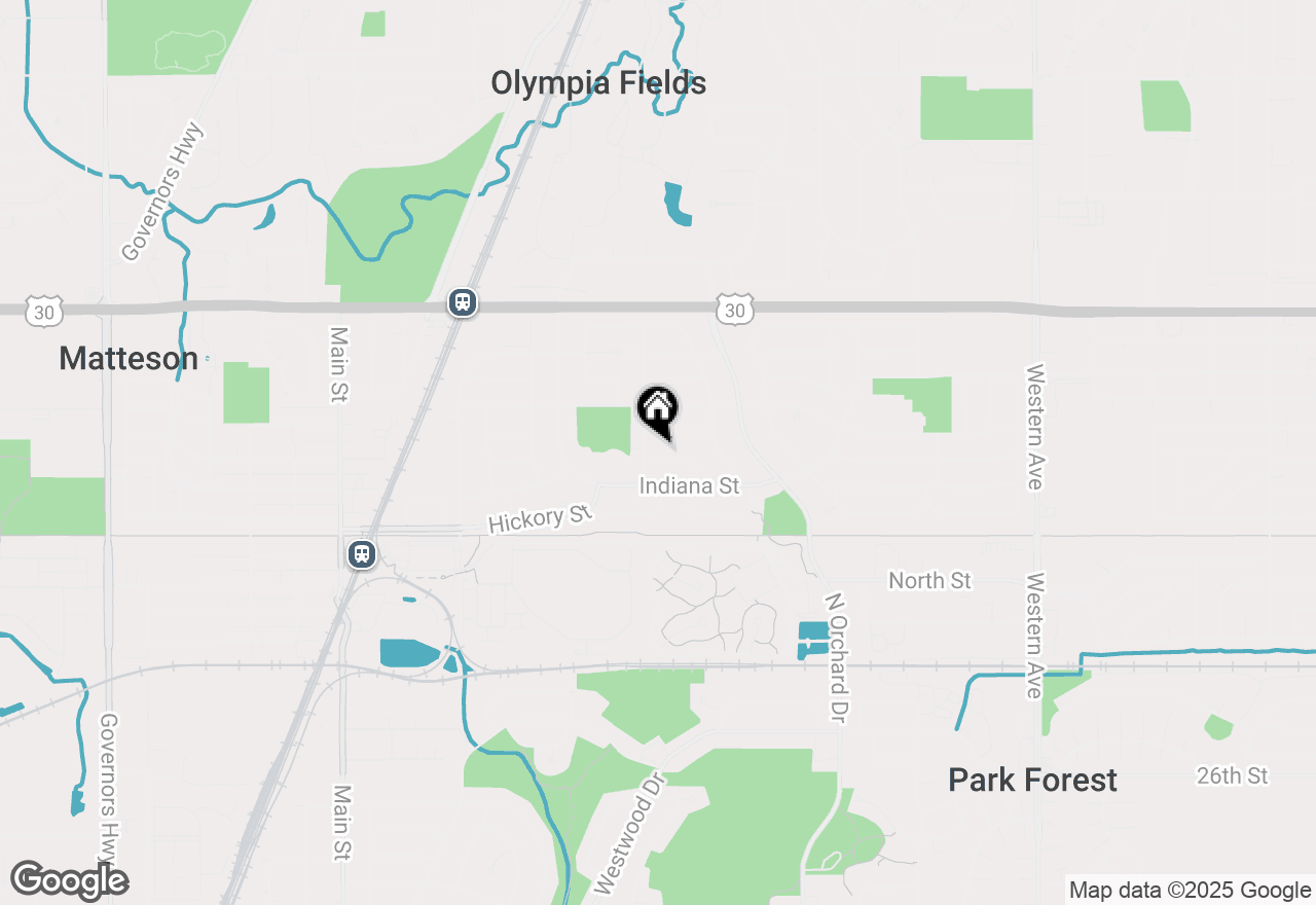 Map of 320 Sheridan Street, Park Forest, IL 60466