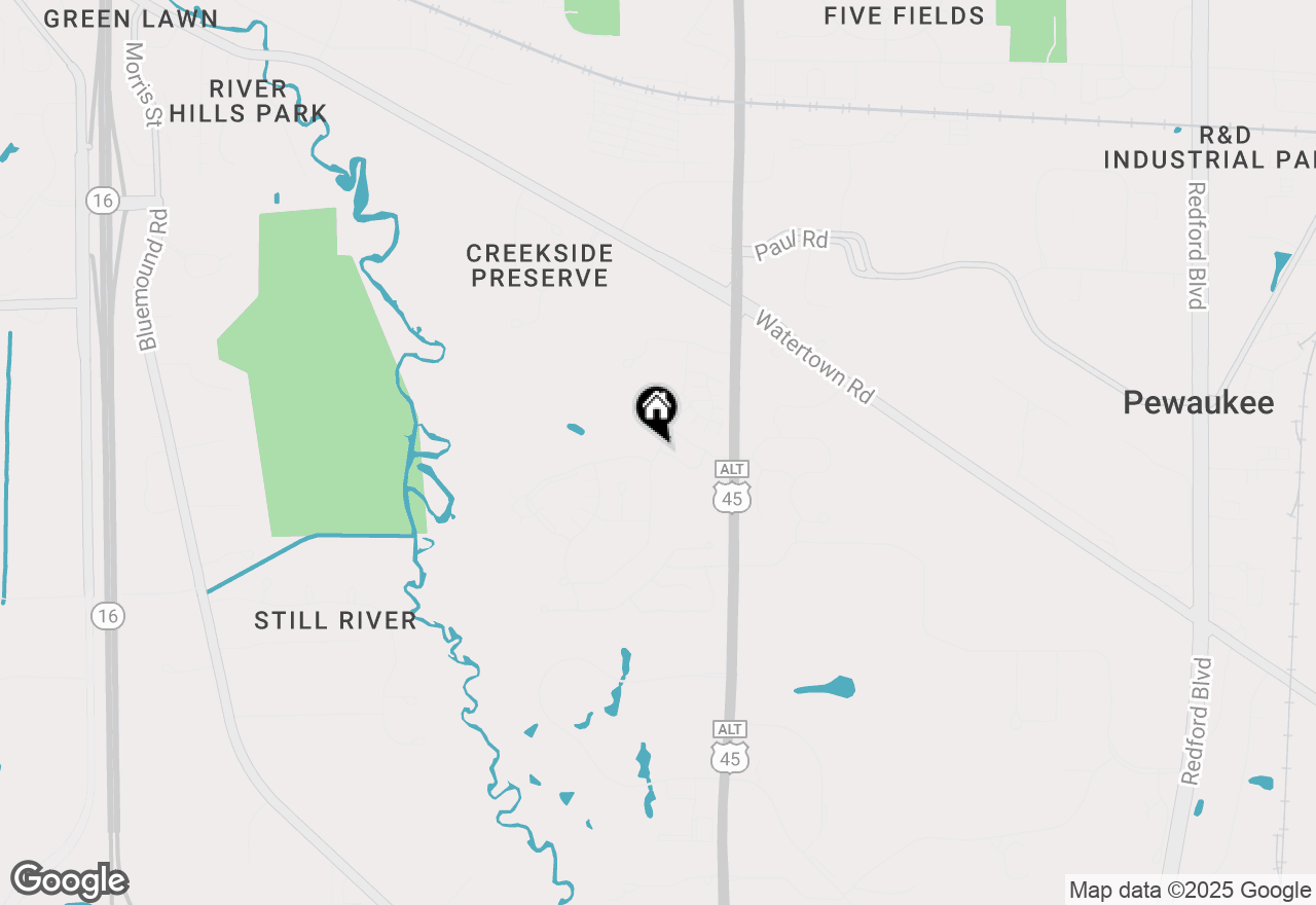 Map of N24W24030 Brandon Oaks Dr #A, Pewaukee, WI 53072