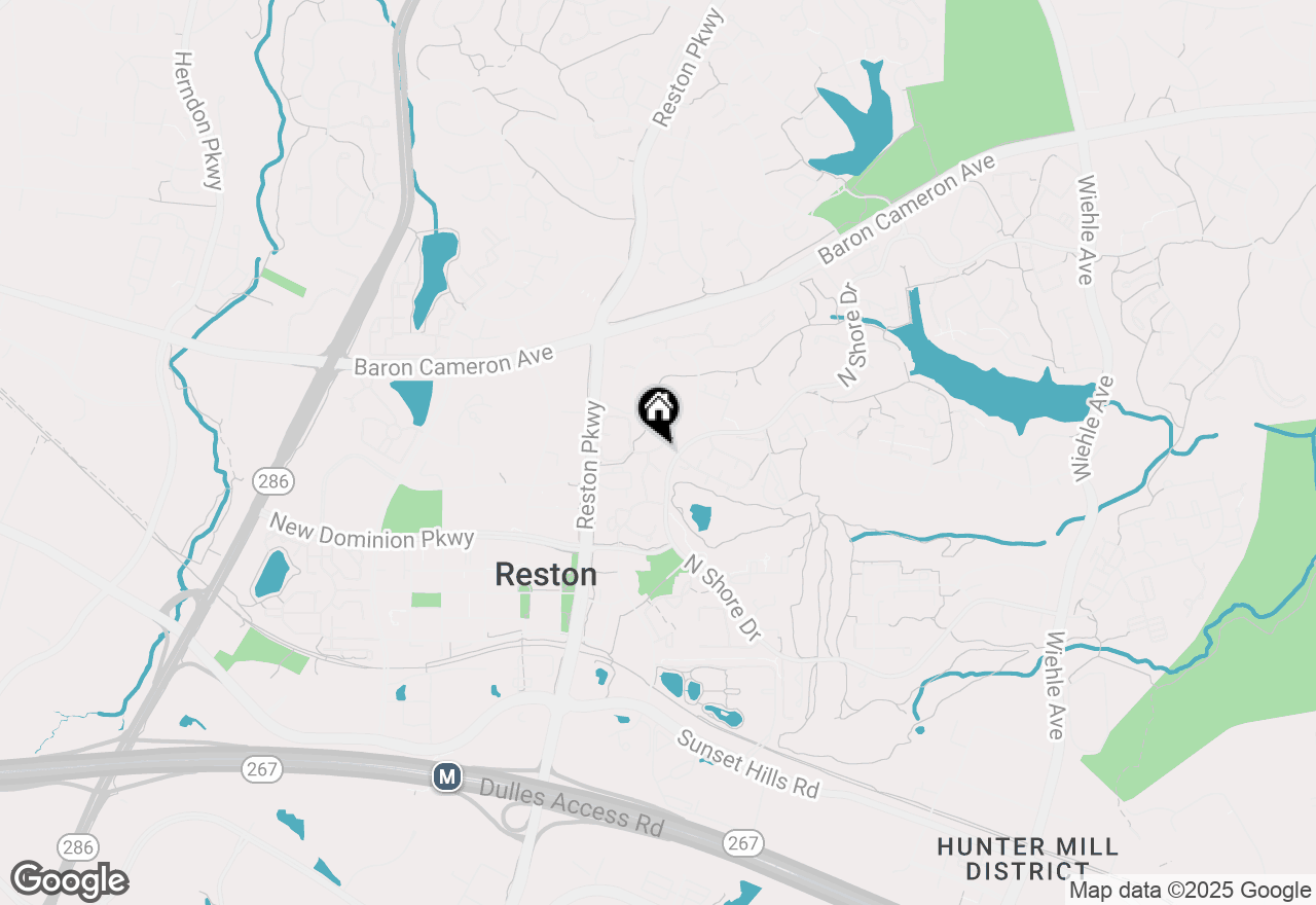 Map of 1701 Ascot Way #1701A, Reston, VA 20190