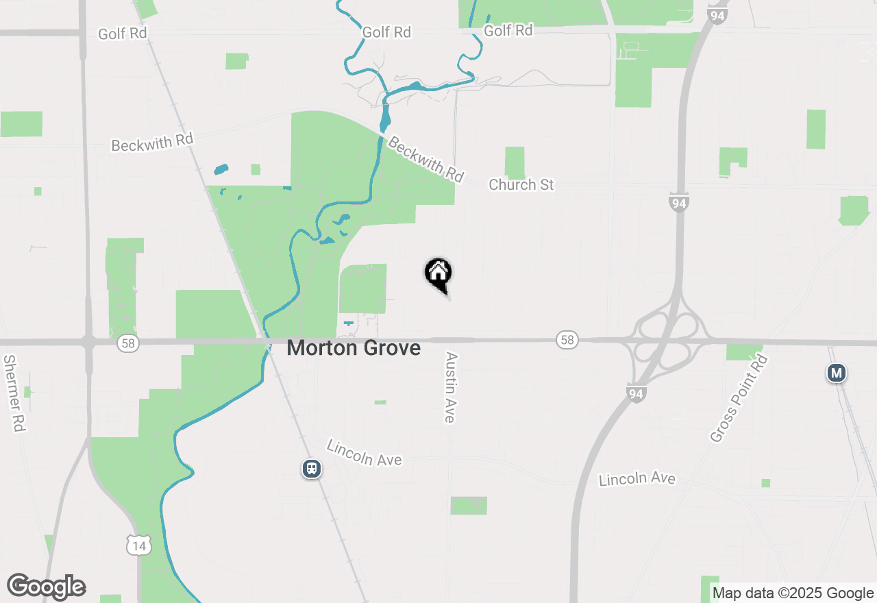 Map of 8849 Mcvicker Avenue, Morton Grove, IL 60053